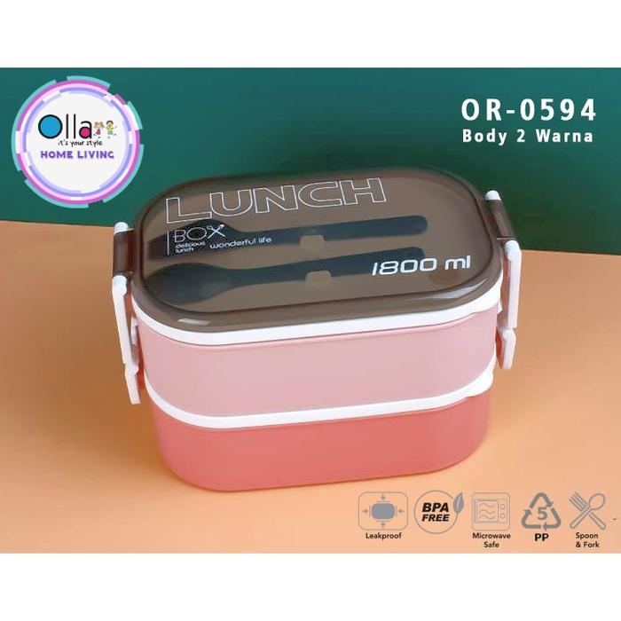 Gambar Lunchbox Seri Valentine Gift Kotak Makan & Hadiah Color Pink - Paket 1 - C.0594 dari Ollahomeliving undefined Tokopedia