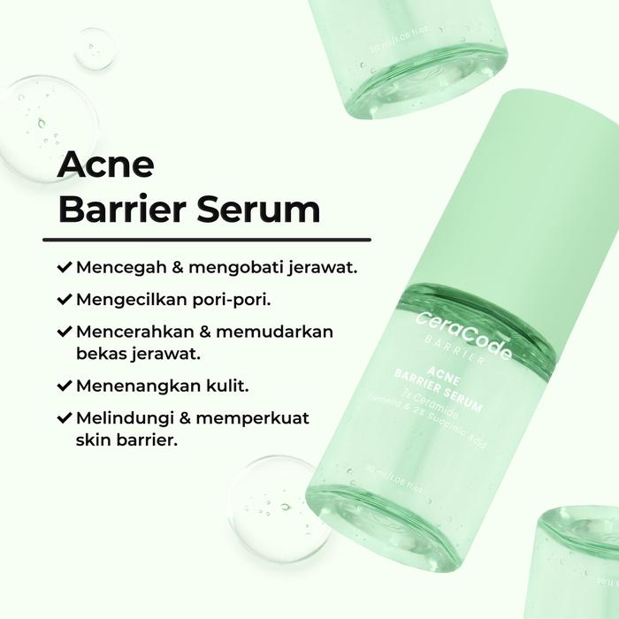 Gambar CeraCode Barrier Gel Moisturizer 7x Ceramide & Tremella & Coenzyme Q10 - Acne Serum dari Moonboww undefined Tokopedia