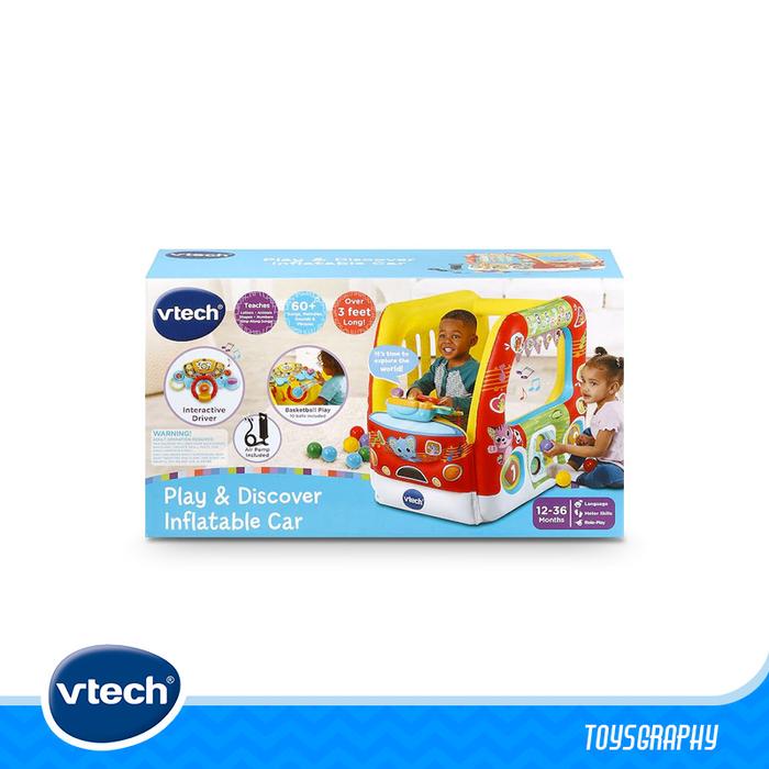 Promo VTech Play Discover Inflatable Car Interactive Mainan