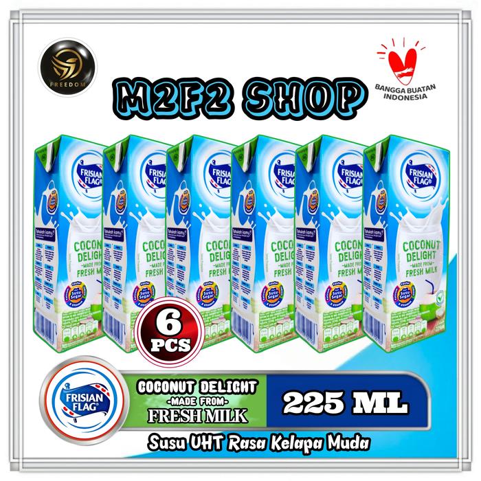 Gambar Susu Bendera Frisian Purefarm Coconut Delight - 225 ml (Harga 6 Pcs) dari M2F2 Shop - Paseban undefined Tokopedia