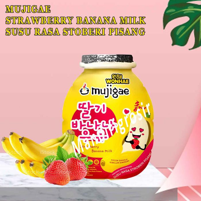 Gambar Strawberry Banana Milk* Wonhae Mujigae* 250ml dari MD mandiri undefined Tokopedia