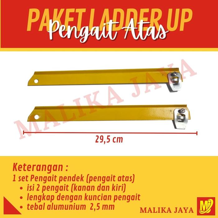 Gambar Pengait Atas Tangga Lipat Alumunium Tebal Premium - Pengait Atas dari Malika Jaya Surabaya undefined Tokopedia