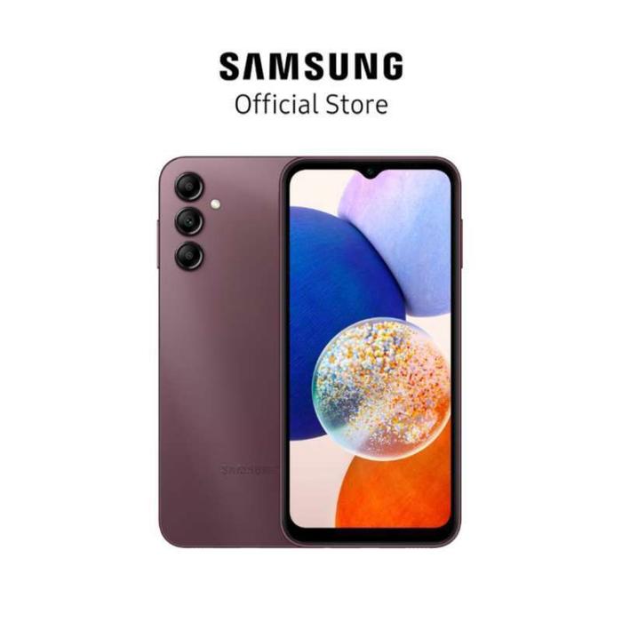 Gambar SAMSUNG Galaxy A14 5G RAM 6GB 128GB - SILVER - DIMENSITY700 - GRS SEIN - Dark Red 6/128, What's inthebox dari OceanOnlineShop24 undefined Tokopedia
