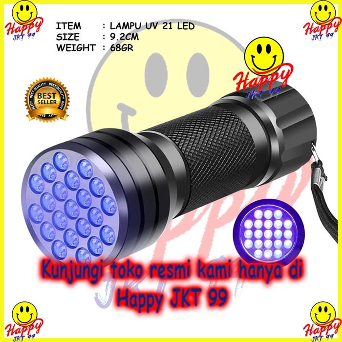 Gambar ALAT CEK UANG PALSU DETEKSI UANG PALSU SENTER UV ULTRAVIOLET 21LED 21 - 21 LED dari Happy Jkt 99 undefined Tokopedia