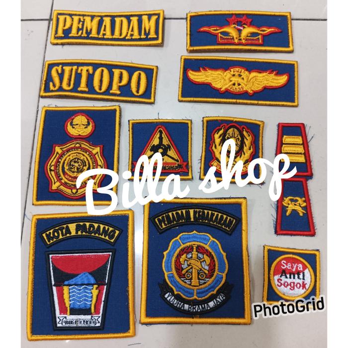Gambar Atribut DAMKAR Bordir Timbul dari BILLA-Shop28 undefined Tokopedia