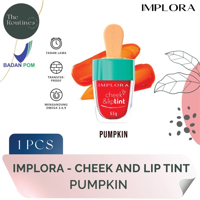 Gambar Implora - Cheek and Lip Tint - Pumpkin dari The New Routines undefined Tokopedia