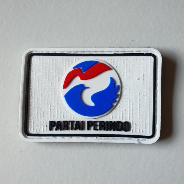 Gambar patch rubber logo partai perindo - persatuan indonesia - pemilu - partai perindo dari arl collections undefined Tokopedia