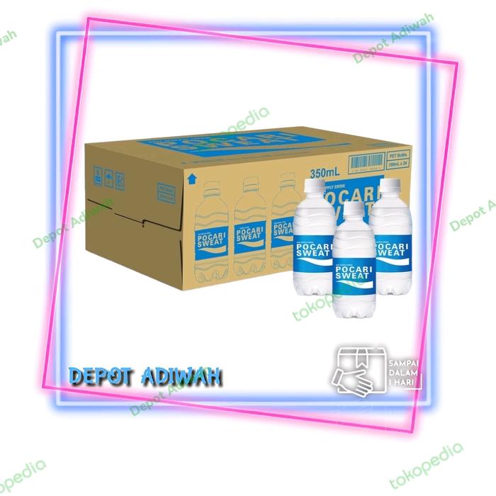 Gambar Pocari Sweat botol/pet 350ml per karton (khusus gosend/grab) dari Toko Adiwah undefined Tokopedia