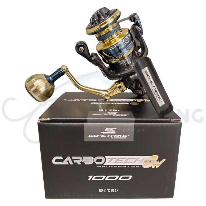 Gambar Reel Spinning Versus Carbotech Salt Water Power Handle Banyak Bonus - 1000 SW dari Raja Pancing Ampera undefined Tokopedia