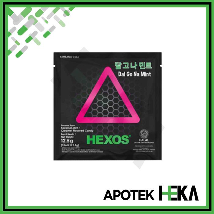Gambar Permen Hexos Mint isi 5 Butir - Permen Penyegar Nafas - Dalgona dari Apotek Heka Bekasi undefined Tokopedia