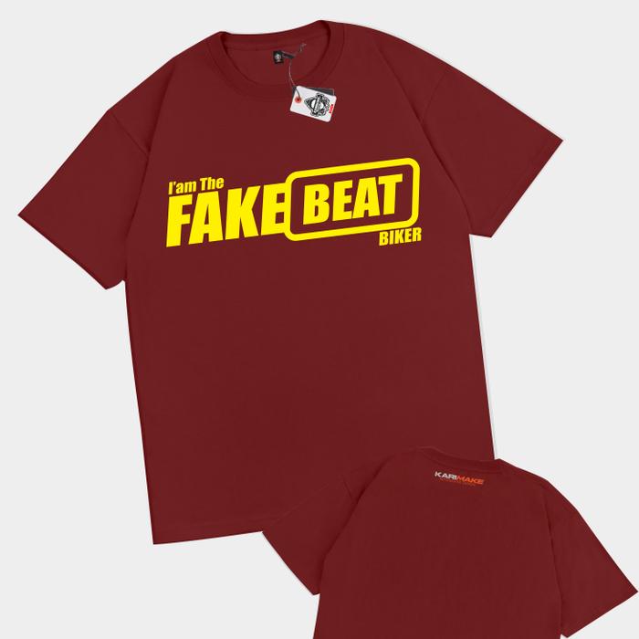 Gambar Kaos Baju Motor Fake Honda Beat Kaos otomotif - Karimake - V1 MARUN, S dari KRMK Karimake undefined Tokopedia