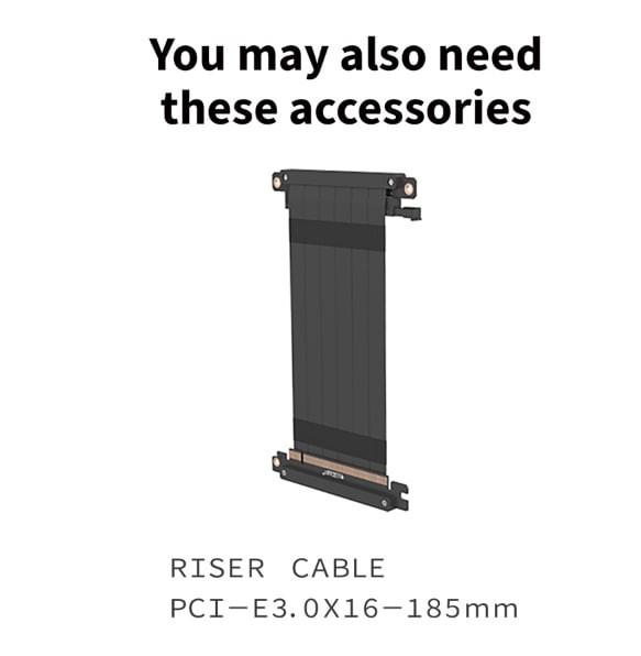 Gambar PCCOOLER MINI i100 PRO MESH WHITE iTX - RISER 3.0 dari eMedia Jogja undefined Tokopedia