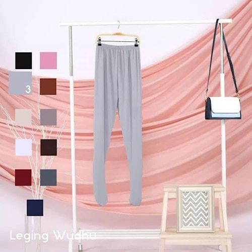Gambar Legging Wudhu Celana Inner Daleman Gamis Leging wudhu Wanita Celamis - Abu-abu dari vien galery undefined Tokopedia