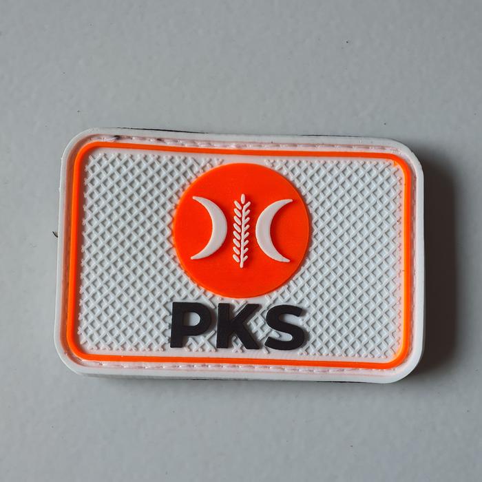 Gambar patch rubber logo pks - partai keadilan sejahtra - pemilihan umum - logo pks dari arl collections undefined Tokopedia