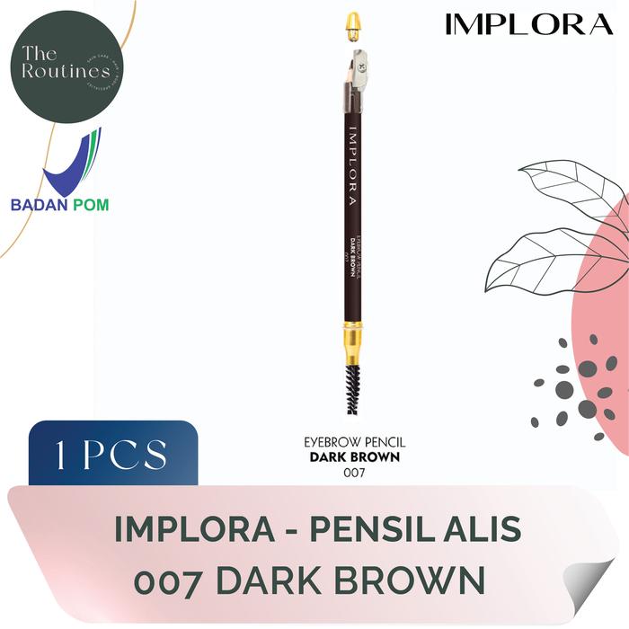 Gambar Implora - Pensil Alis - Dark Brown dari The New Routines undefined Tokopedia