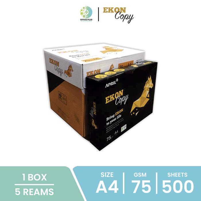 Jual KERTAS A4 75 gram EKON Kertas HVS Murah KERTAS FOTOKOPI Bisa