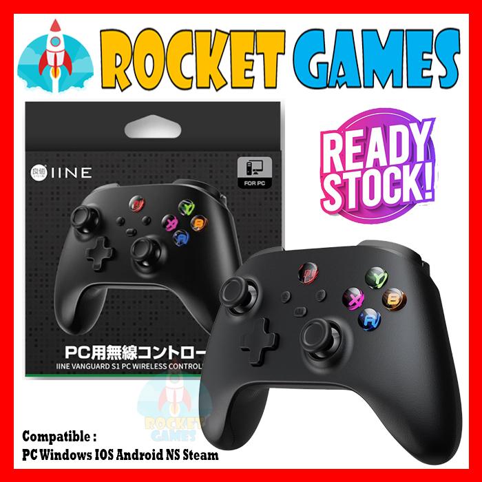 Gambar IINE Wireless Controller bluetooth gamepad PC IOS android NS Steam - L716 BLACK dari Rocket Games undefined Tokopedia