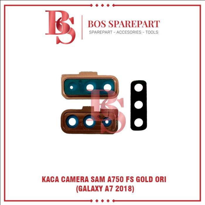 KACA CAMERA SAMSUNG A750 FULLSET ORI (GALAXY A7 2018) GOLD