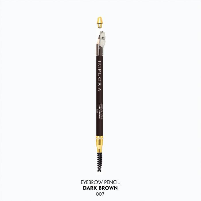 Gambar PENSIL ALIS IMPLORA 2.6GR - DARK BROWN dari queenbee kosmetik undefined Tokopedia
