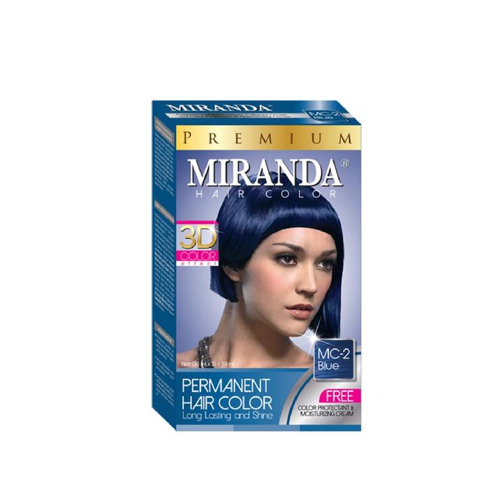 Gambar MIRANDA Hair Color Pewarna Rambut / Cat Rambut Miranda / Semir Rambut - MC 2 blue dari Menang Mart undefined Tokopedia