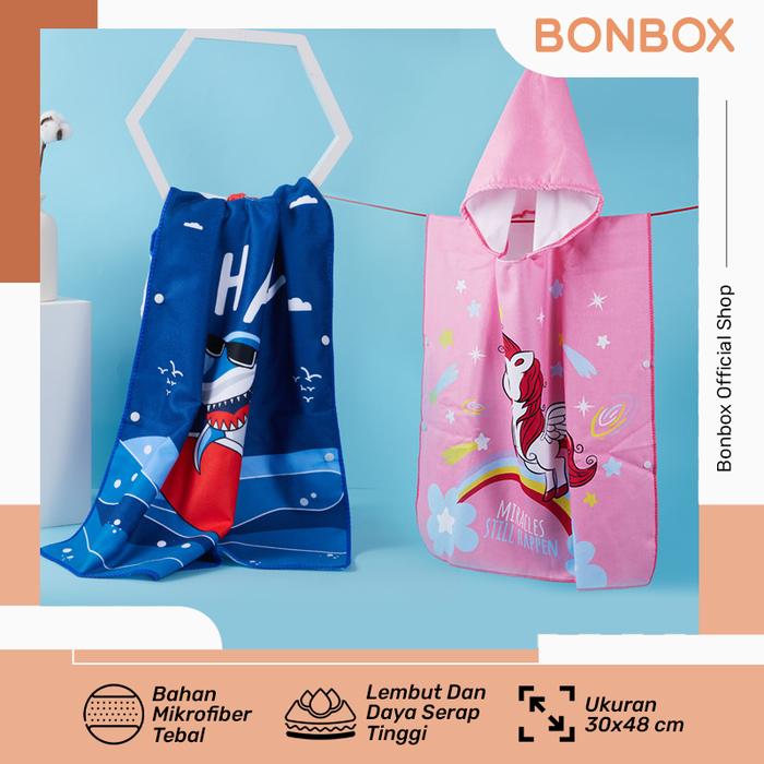 Gambar BONBOX Bathroom Supplies Children's multifunctional Bath Handuk BBS903 - Blue dari Bonbox Home Living undefined Tokopedia