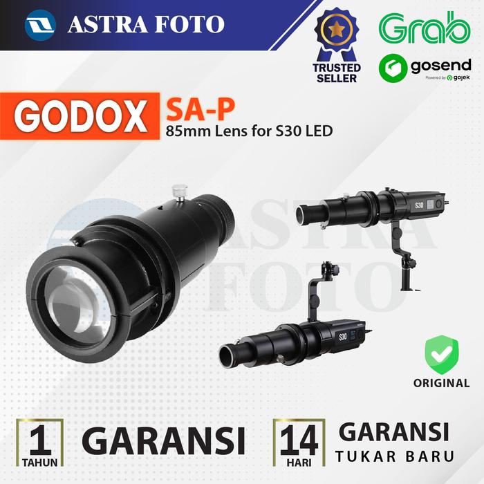 Gambar Godox SA-P Projection Attachment with 85mm Lens for S30 LED Light SAP dari Astra Foto undefined Tokopedia