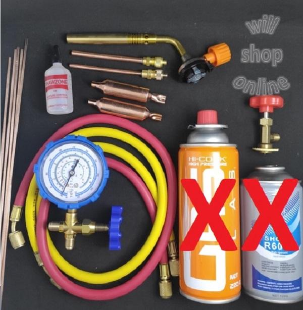 Gambar PAKET HANYA ALAT PENGISIAN PREON KULKAS R600A KOMPLIT + LAS MURAH - Single dari willshop online undefined Tokopedia