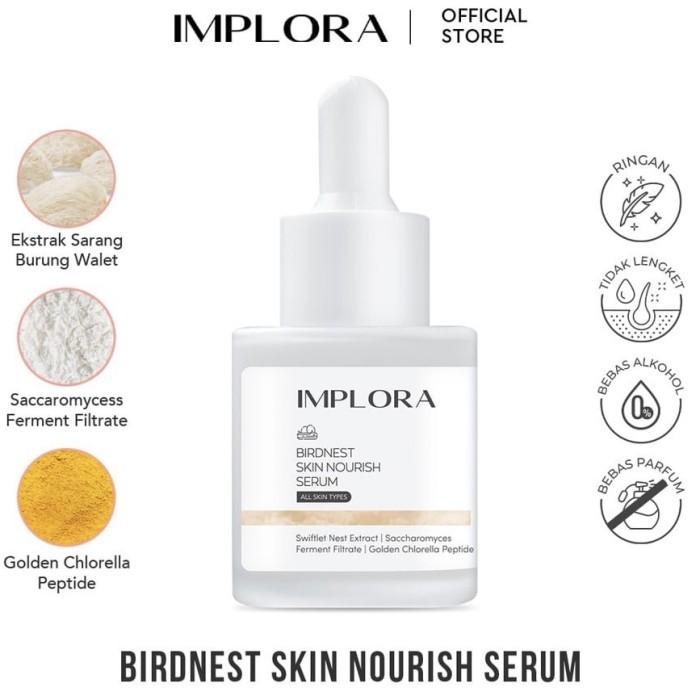 Gambar SERUM IMPLORA ACNE HYDRATING LUMINOUS MIDNIGHT PEELING - SERUM WAJAH - BIRDNESS SKIN dari queenbee kosmetik undefined Tokopedia