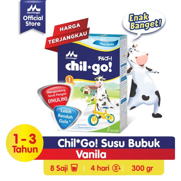 Gambar Morinaga Chil Go ChilGo Powder 1+ 1 Plus Vanila Madu 300gram - VANILA 300 dari TOKO_SELAMAT DATANG undefined Tokopedia