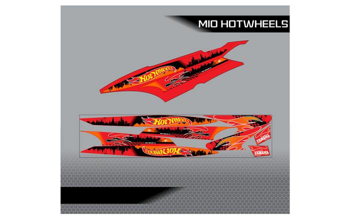 Gambar Striping Mio Hotwheels. Striping mio sporty smile - Merah dari Green-striping Shop undefined Tokopedia
