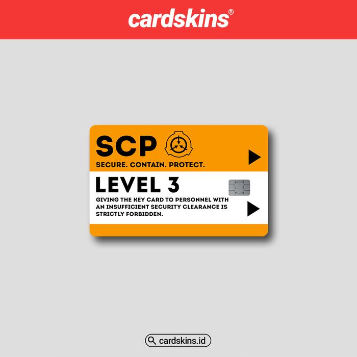 Gambar SCP | Skin/Sticker Kartu ATM - SCP 03, Chip dari Cardskins undefined Tokopedia