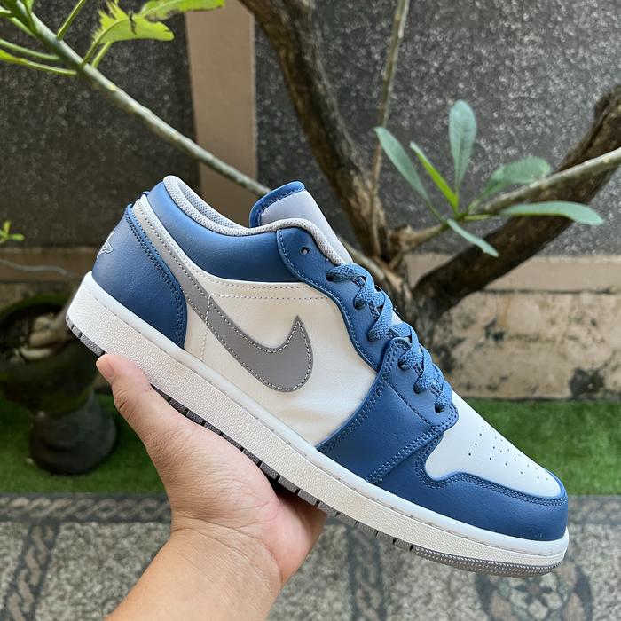 Jual Air Jordan Low True Blue Men Size 100% Authentic