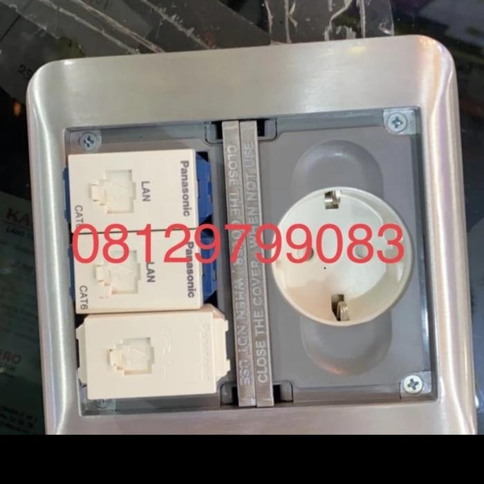 Gambar Stop kontak lantai panasonic duplex open window floor soket panasonic - DUPLEX A dari wewe electric undefined Tokopedia