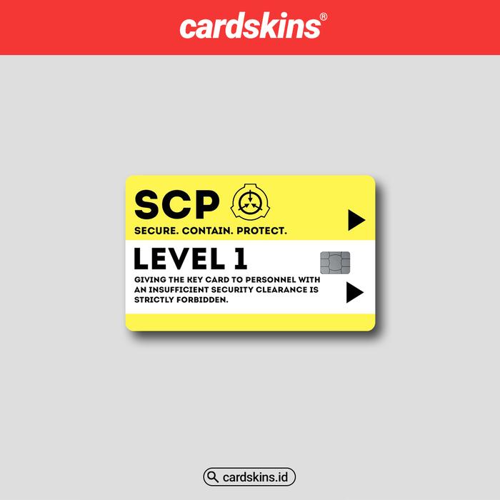 Gambar SCP | Skin/Sticker Kartu ATM - SCP 01, Chip dari Cardskins undefined Tokopedia