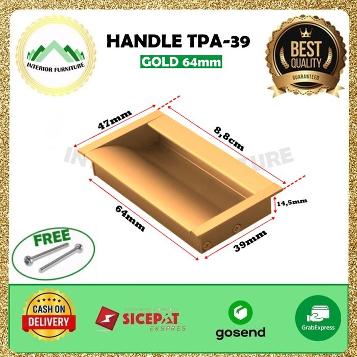 Gambar HANDLE TANAM HUBEN / TARIKAN TANAM HUBEN TPA 39 - EMAS 64m dari InteriorFurnitureIndonesia undefined Tokopedia