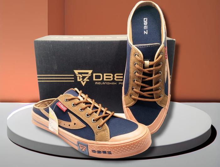 Gambar Sandal Selop Sneakers Pria DBEZ ST03 | Sandal Selop Kasual Pria Keren - Biru, 39 dari Bang Zack Fashion undefined Tokopedia