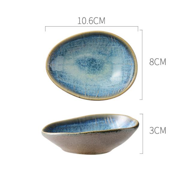 Gambar Mangkok Salad keramik berpola KAIN Western Style 6.5inch - Saucer dari Up photo store undefined Tokopedia