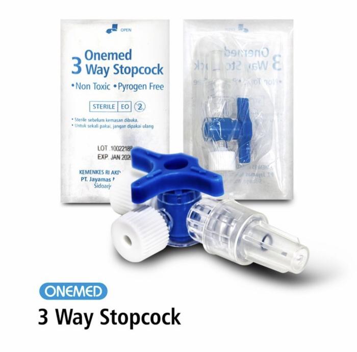 Gambar THREE WAY STOPCOCK ONEMED 3 WAY THREEWAY dari MEDIKA SYARIAH undefined Tokopedia