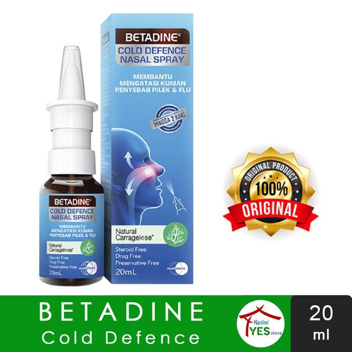 Gambar Betadine Nasal Spray Adult Cold Defense 20 ML Retail - Dewasa dari KedaiYesStore4911 undefined Tokopedia