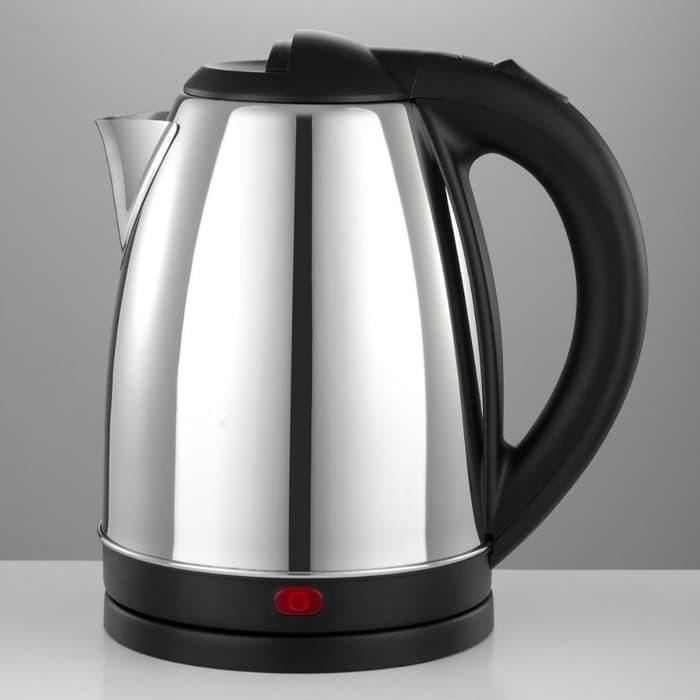 Gambar Teko Air Listrik Modis Baru 2.3L Electric Kettle Stainless Steel - Stainless dari Mahendra Infotech Store undefined Tokopedia