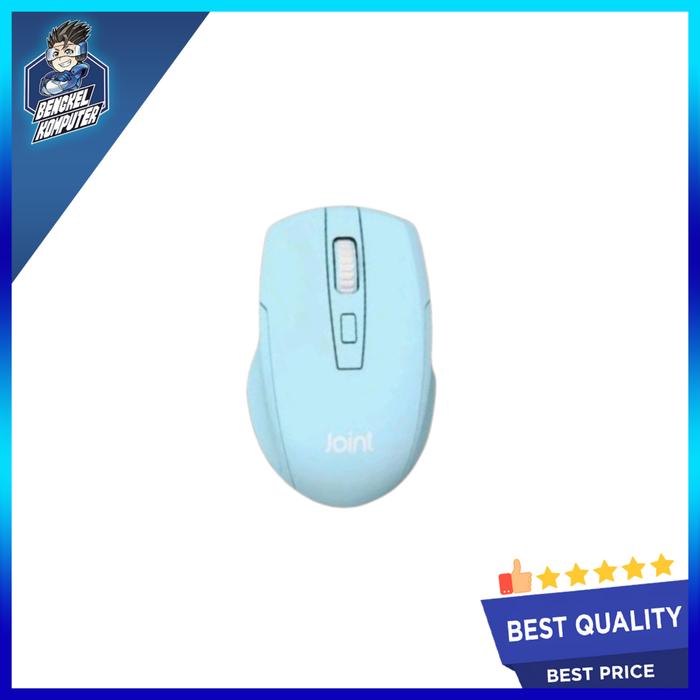 Gambar MOUSE JOINT WIRELESS MOUSE W216 BLUE/BLACK/GREEN - BLUE dari bengkelkomputerptk undefined Tokopedia
