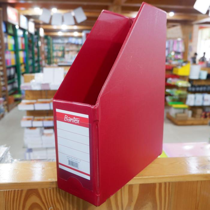 Gambar Bantex Box File Folio Magazine File 4011 10cm - Maroon dari Toko Deoni Stationery_NEW undefined Tokopedia