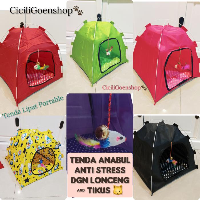 Gambar Tenda anabul pake TIKUS DAN LONCENG kamar Kucing anjing gratis Alas dari Cicilia Goen Shop undefined Tokopedia