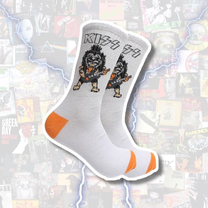 Gambar Kaos Kaki Oldschool Kaos Kaki Band Kaos Kaki Music Andalusia - Kiss Putih dari toko padhit undefined Tokopedia