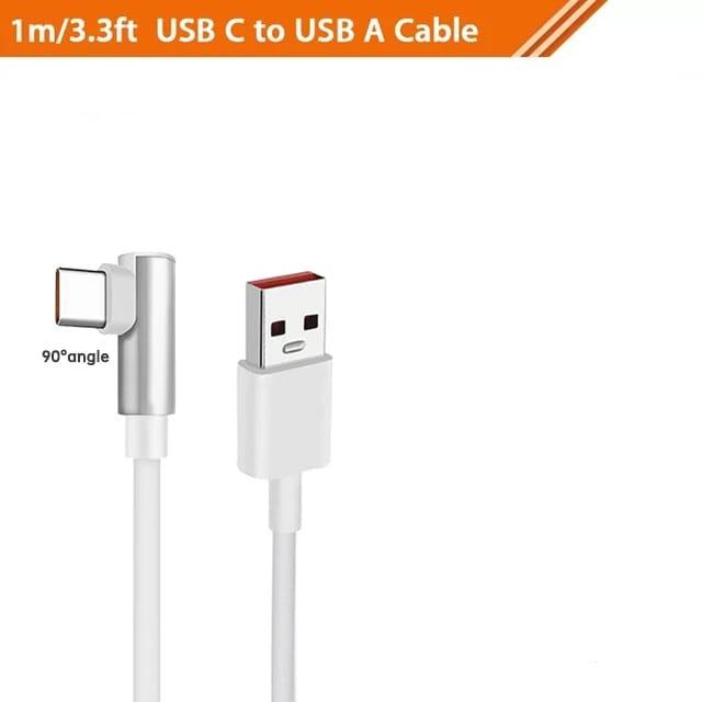 Gambar ORIGINAL KABEL DATA POCO F3 TYPE C 3A TURBO CHARGER 33W - 1M L SHAPE dari URBAN STORY undefined Tokopedia