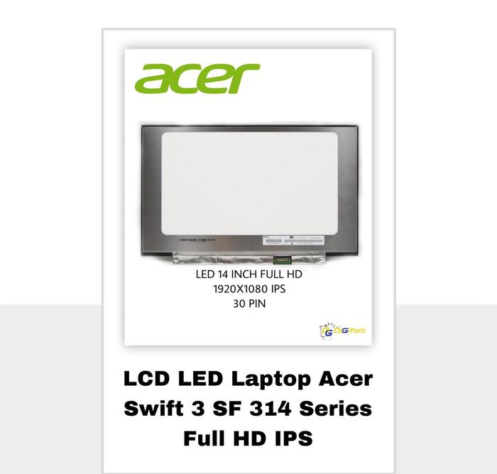 Gambar LED LCD ACER SWIFT 3 SF314-41 SF314-42 SF314-43 14 INCH FULL HD IPS dari JoelParts undefined Tokopedia