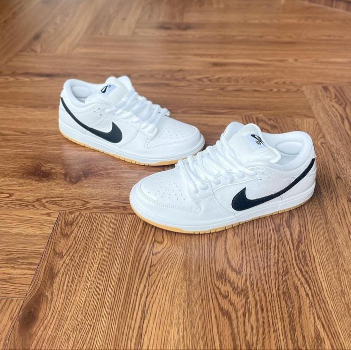 Promo Nike SB Dunk Low Black White Gum Pack 100% Authentic
