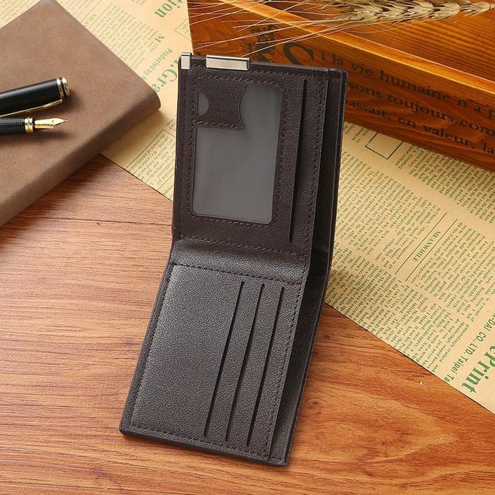 Gambar dompet import kulit pu - coklat import dari nen12345 undefined Tokopedia