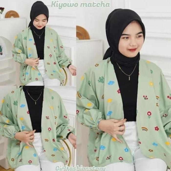 Gambar Set Wanita/Kiyowo Outer Cardigan One Set / Setelan Kiyowo Outer / - kiyowo sage dari toko padhit undefined Tokopedia
