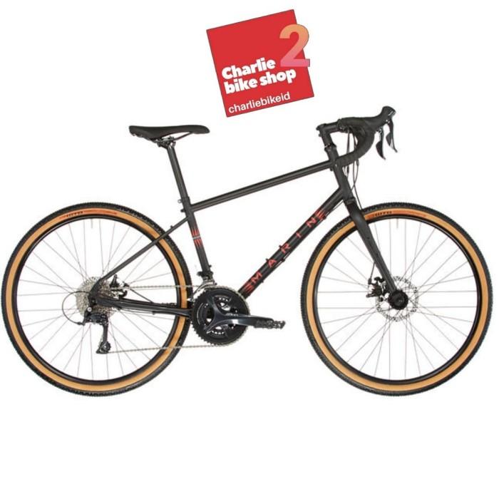 Gravel Bike Crmo Marin Four Corners Disc Brake Black XS